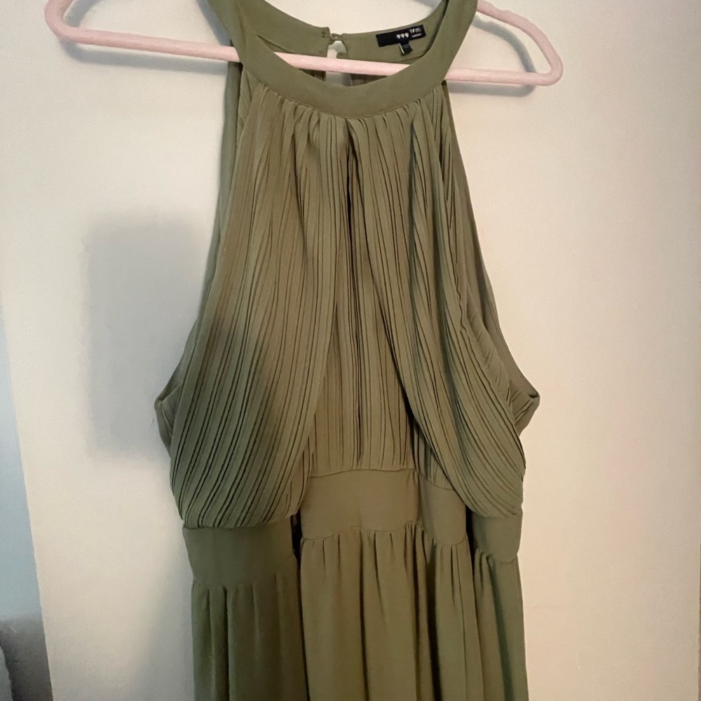 Sage plus size dress